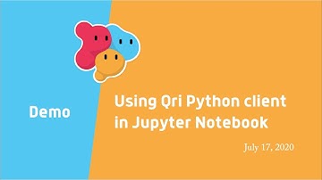 Demo: Using the work-in-progress Qri Python client in Jupyter Notebooks