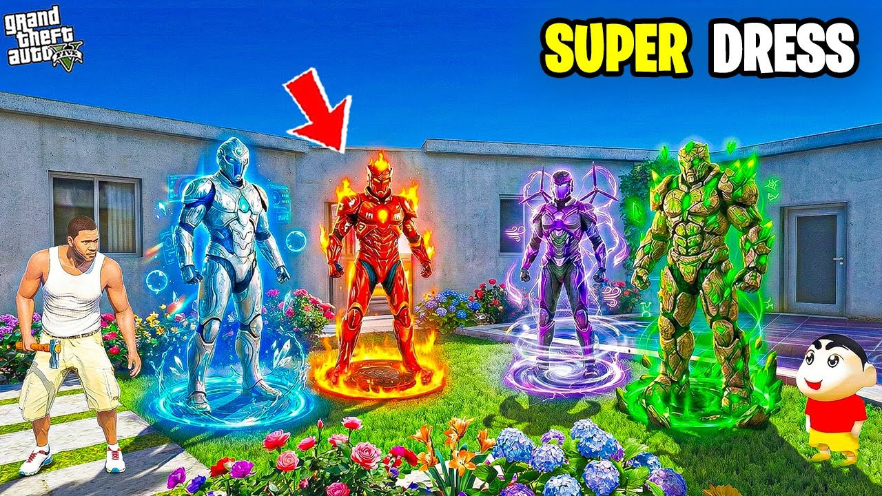 Franklin & Shinchan Finally Found SECRET ELEMENTAL SUITS | Most Shocking Life Story