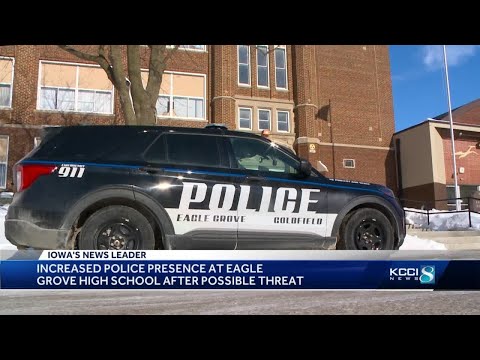 Increased police presence at Eagle Grove High School after possible threat