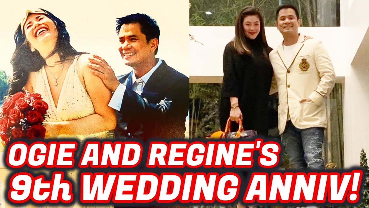 Ogie SINORPRESA si Regine on their 9th Wedding Anniversary.