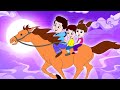 Lakdi ki kathi      popular hindi children songs  animated songs by jingletoons