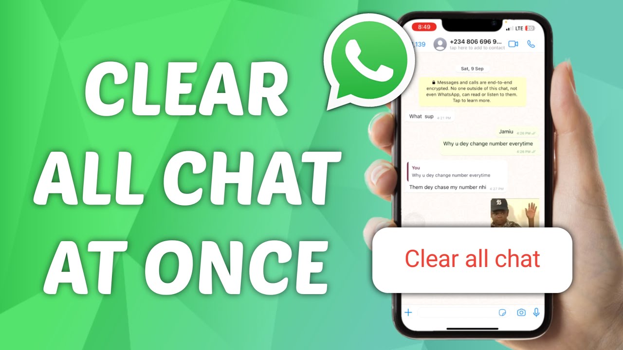 How To Clear All Chats At Once In WhatsApp YouTube How To Clear All Chats At Once In WhatsApp YouTube