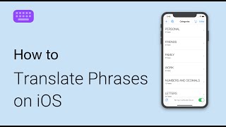 How to translate phrases on iOS with Phraseboard Keyboard screenshot 4