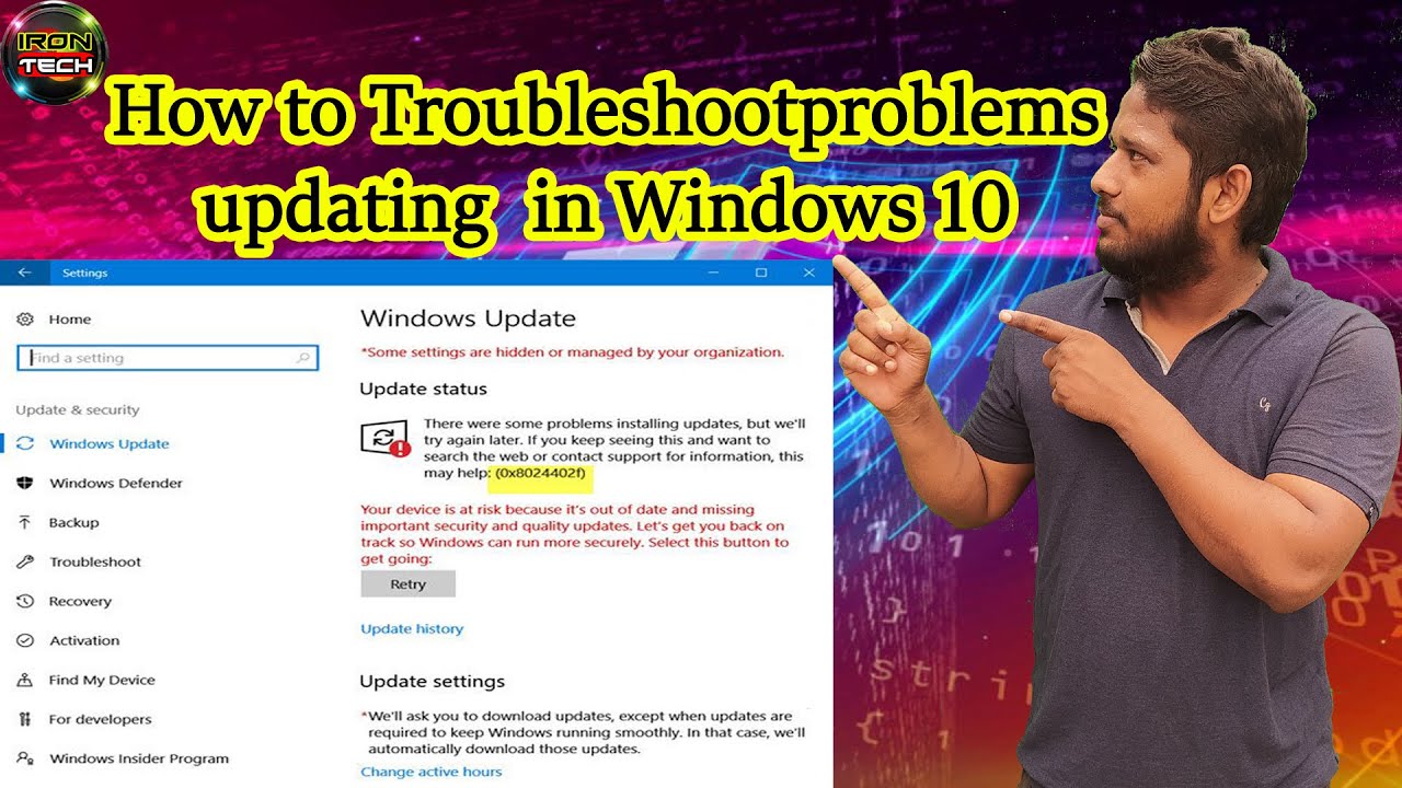 How to Troubleshoot problems updating Windows 10 in tamil - YouTube