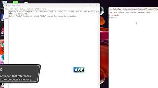 Python Basics in Under 60 Seconds! (print, input, variables)