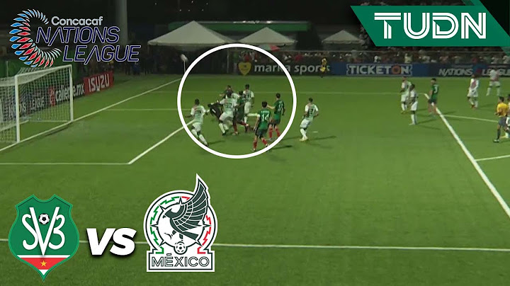 ¡Pedía penalti! Roggeveen atropella a Johan | Surinam 0-0 México | CONCACAF Nations League 2023 |