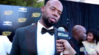Derek Blanks Wins For Graphic Design & Video Production | Stellar Awards Red Carpet