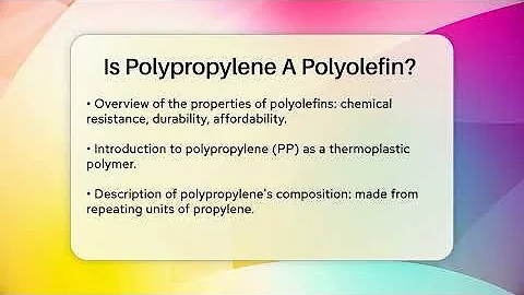 Is Polypropylene A Polyolefin? - Chemistry For Everyone