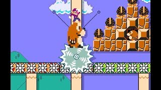 (SMM) Three platforming and speedrun levels by revolv