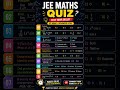 JEE Mains and Advanced Mathematics Quiz | Can you Solve it? #iit1729