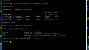 Dell Networking N4xxx OOB IP configuration