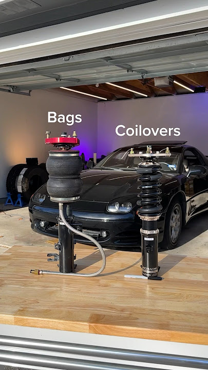 Three ways to lower your car! (lowering springs, coilovers, bags)
