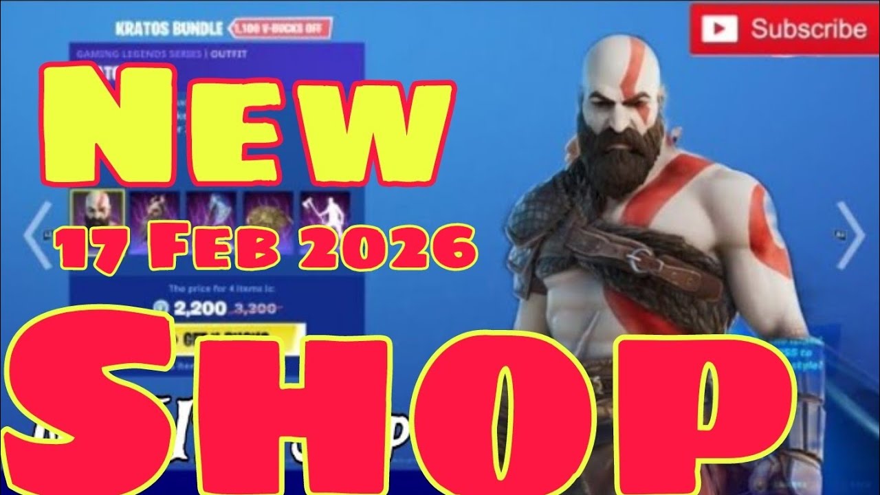 Fortnite Item Shop February , 17, 2026 | New Skins, Cosmetics & Update