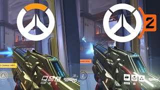 Overwatch 2 NEW Weapon &amp; Gun Sounds compared to Overwatch 1 [BETA]