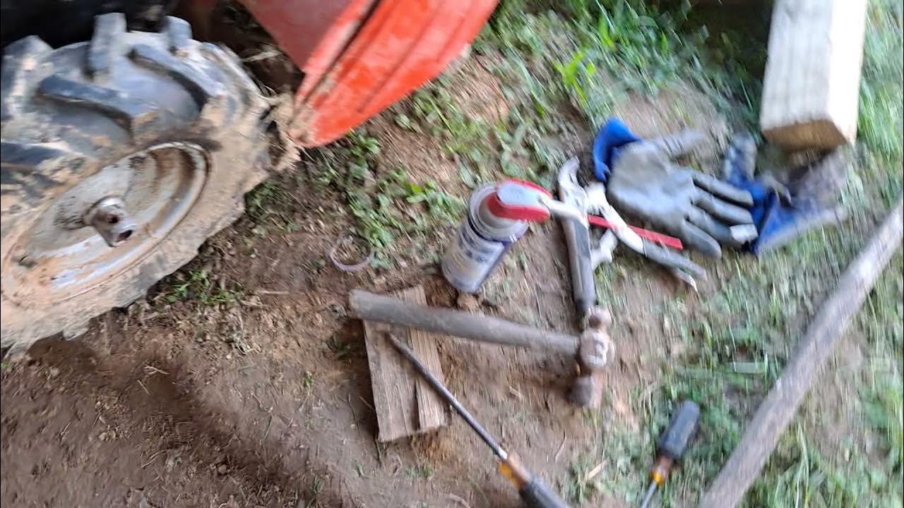 How to change a belt on a Husqvarna tiller crt900 17 inch YouTube