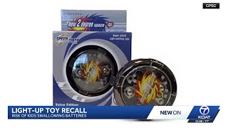 Recall issued for Light-up toys due to dangerous batteries
Recall issued for Light-up toys due to dangerous batteries Recall issued for Light-up toys due to dangerous batteries