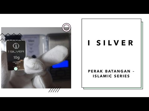 Unboxing Review i Silver Islamic Series (perak batangan) #isilver #unboxing #silver #perak