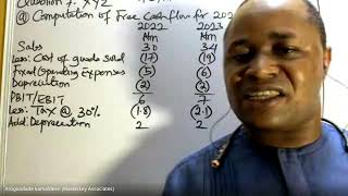 SFM: Free Cash Flows Part 2 ( Solution To ICAN Past Questions)