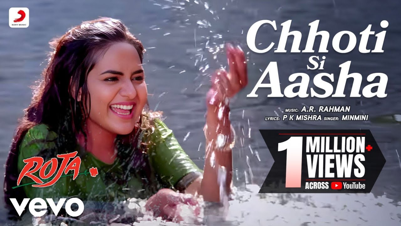 Chhoti Si Aasha   Roja AR Rahman Madhoo Minmini Official Video Dil Hai Chotta Sa