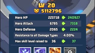 Last War: Kim Exclusive Weapon to level 20!