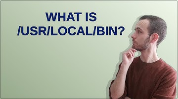 Unix: What is /usr/local/bin?