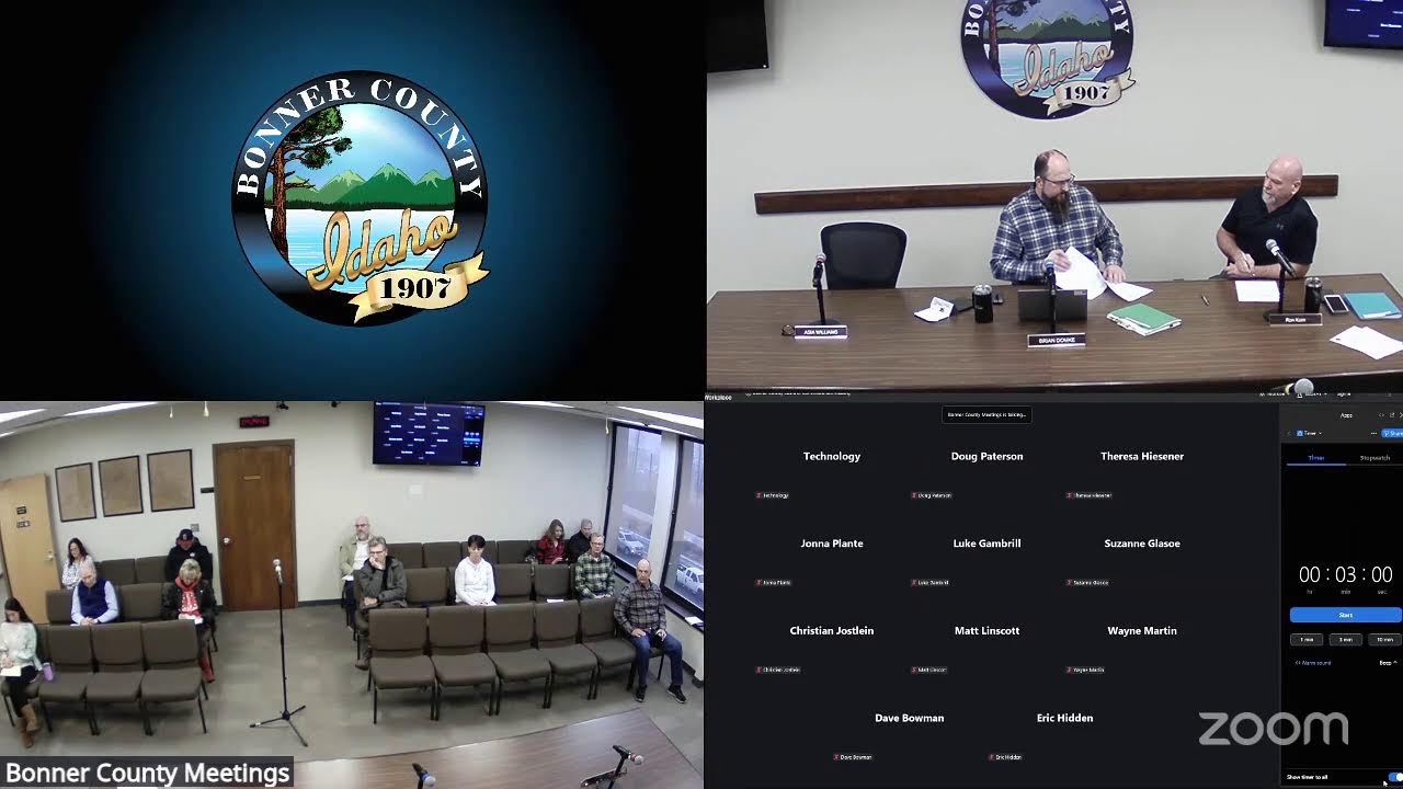 Bonner County Board of Commissioners Meeting