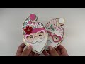 Santa mini box tutorial using @ScrapDiva29 dies. 🎄