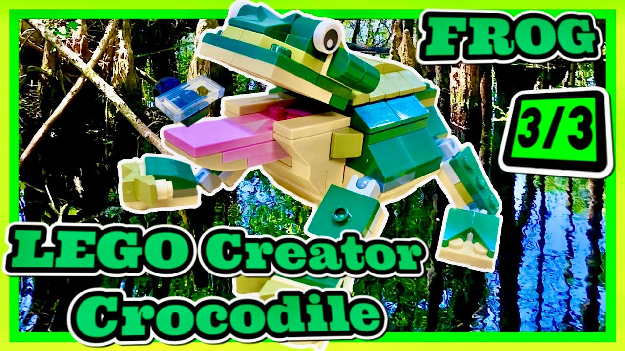 かなりリアル！！】レゴクリエイター ワニ カエル編 31121 [3/3] LEGO 