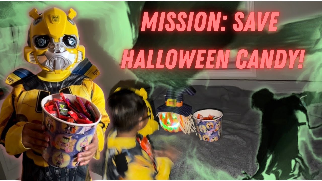 Mission: Save the candy!!! We BEAT the villain! 