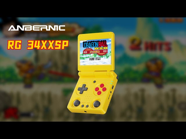 ANBERNIC RG 34XXSP インディゴブルー GBA SP 風 レビュー】はじめましてな気がしない『ANBERNIC RG34XX SP
