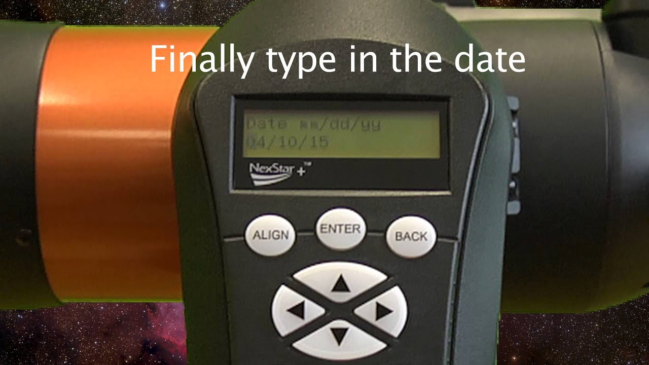 How to use the Celestron 4SE Telescope YouTube