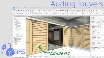 Revit Cabinetry | RCCS-26 Pro - New Features : Adding Louvers