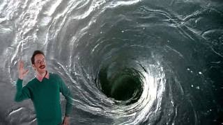 Swimming with Extreme Ocean Whirlpool!