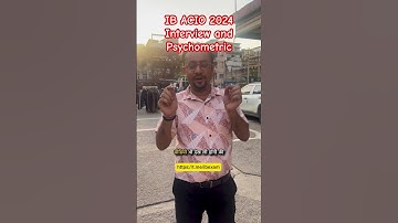 IB ACIO Descriptive Interview Psychometric Test