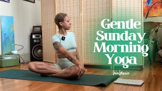 Gentle Sunday Morning Yoga | 20 Minutes | Seated Practice screenshot 3