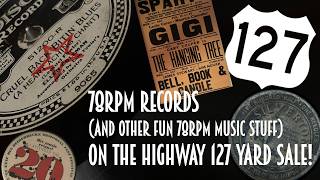 78RPM Records phonographs and other related finds from the Highway 127 Yard Sale