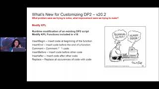 What's New for Customizing DP2 v20