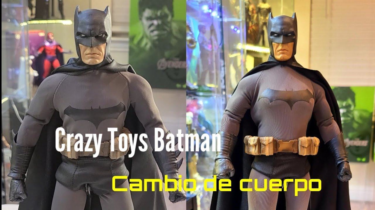 Crazy Toys Batman 1/6 Review & Cambio de cuerpo - YouTube