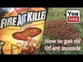 How to get rid of ant mounds