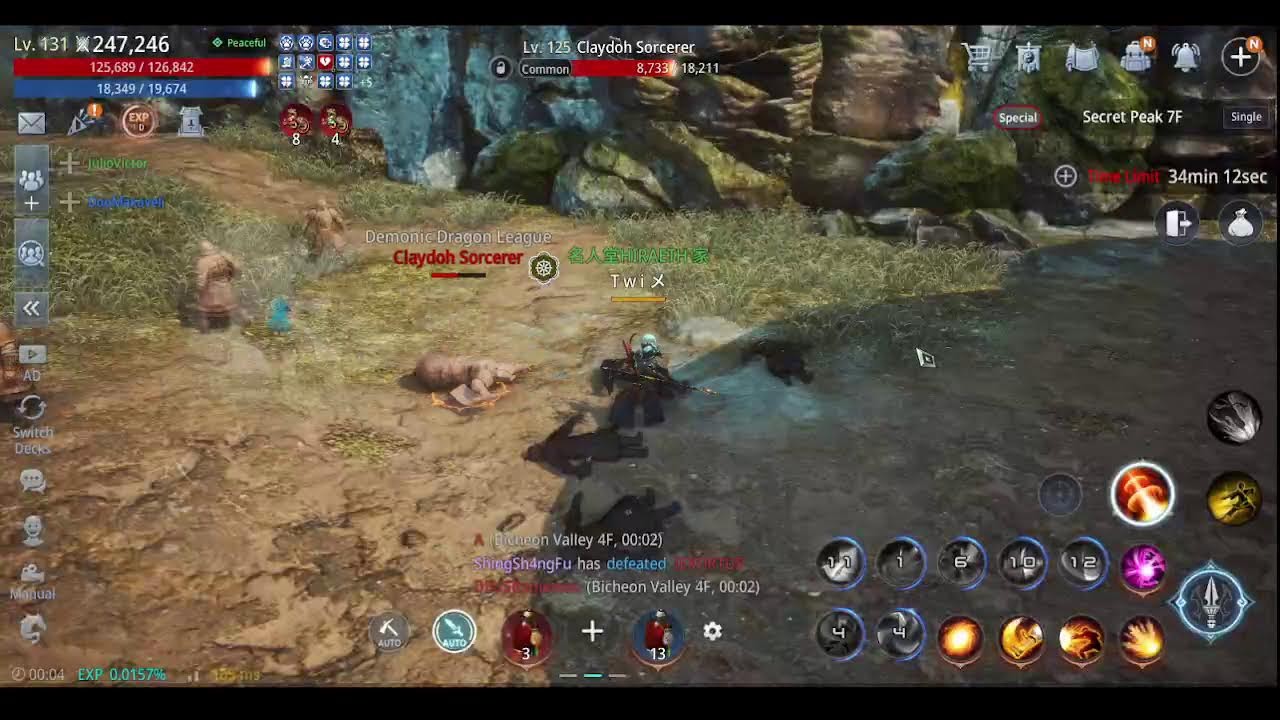 Mir4 | Asia-2 server  71 FTP Lancer Gameplay