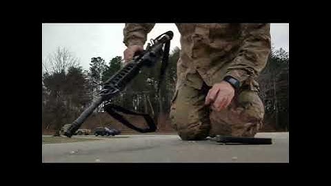 How to Assume a Low Prone Unsupported Firing Position