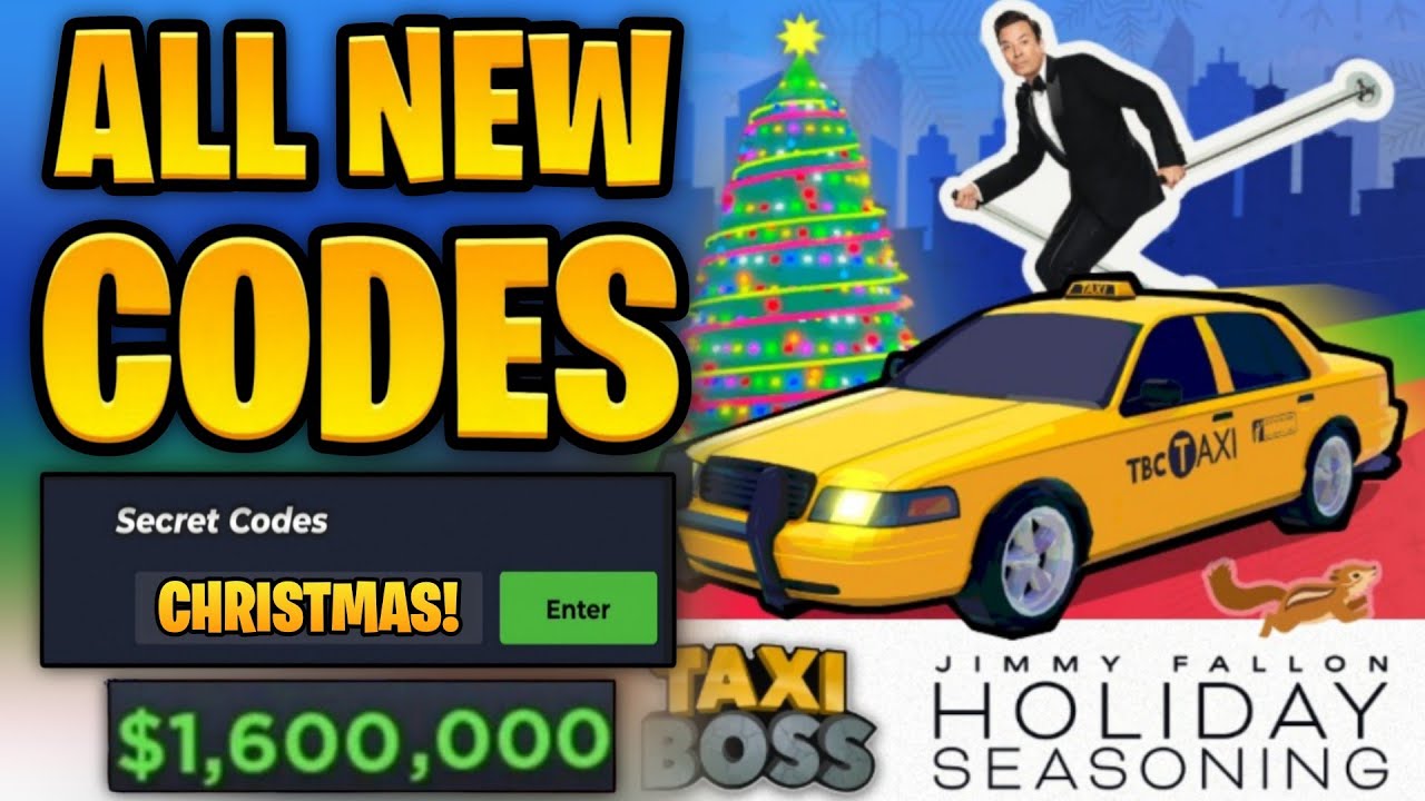 *NEW* TAXI BOSS CODES IN DECEMBER 2024 | TAXI BOSS CODES 2024 | TAXI ...