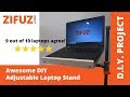 DIY How to Make an Adjustable Laptop Stand for Less Than $20