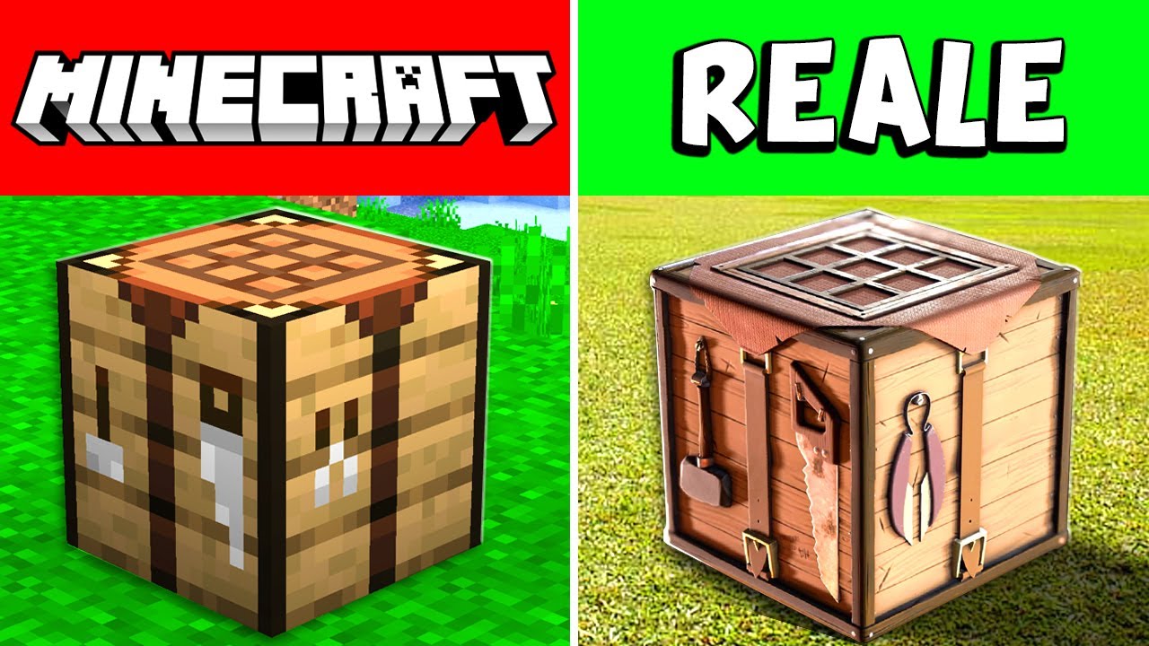 Oggetti Di Minecraft Nella Vita Reale