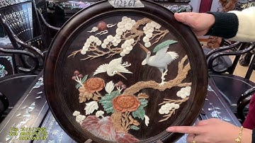 siêu phẩm tủ chè cẩn ốc,bộ bàn ăn rẻ quạt,tranh trắc khảm nổi,tủ áo,tranh đĩa cẩn ốc,gạt tàn,khay...