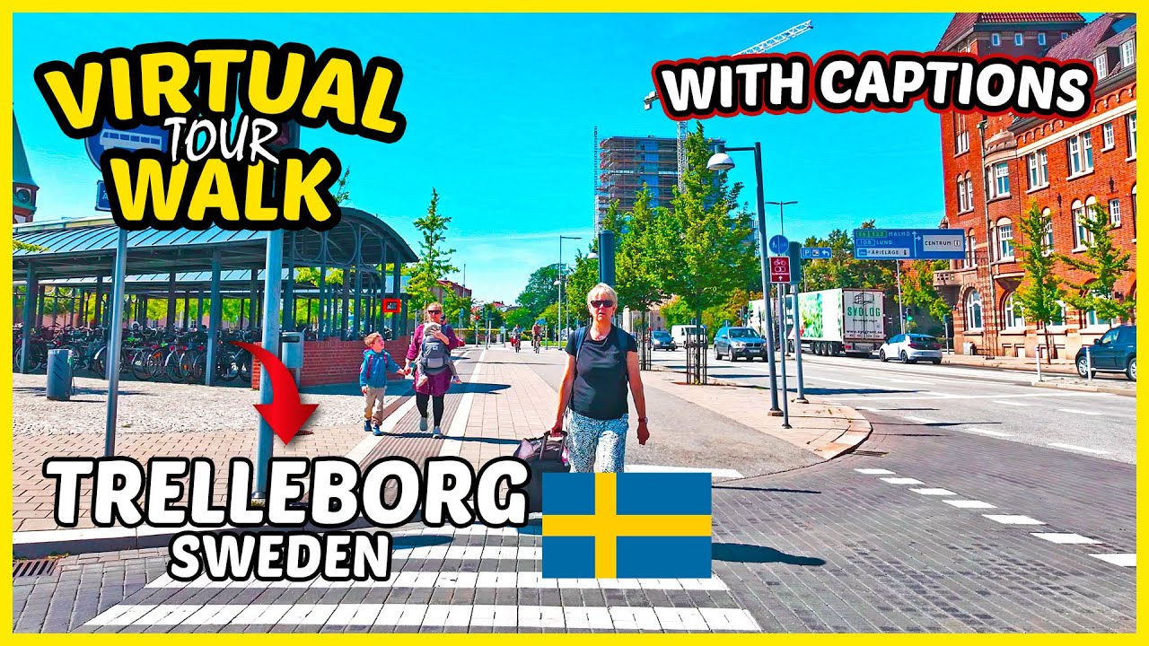 TRELLEBORG, SWEDEN 🇸🇪 | Trelleborg City Center Walk | Trelleborg Sweden Walking Tour