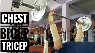 Chest, Bicep and Tricep Training | SOURAV FITNESS