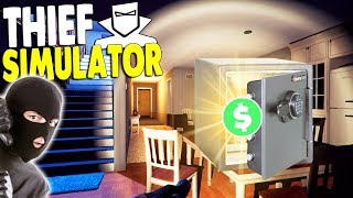 THIEF SIMULATOR - Safe Cracking & $1,000 Jewelry Heists Ep. 02