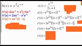 Calculus 1 section 5 4 derivative of e^x functions