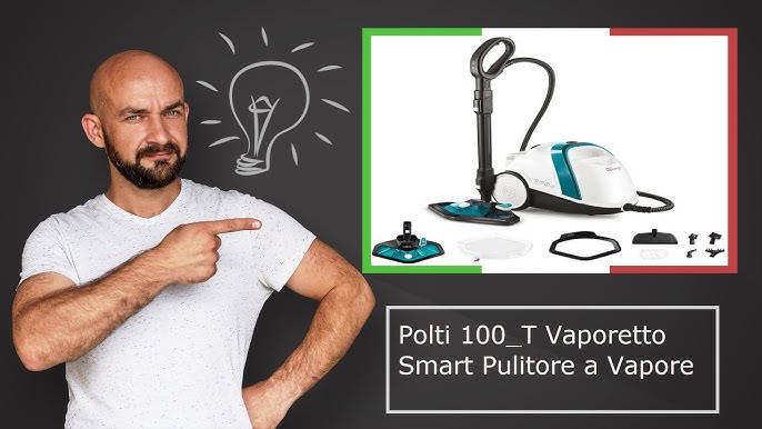 POLTI Vaporetto Smart 100 - pulitore a vapore con autonomia illimitata -  YouTube